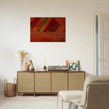 Seneca - 1979 - Albert Irvin Brushed Aluminum Print - 70x100 cm / 28x40 inches | Albert Irvin Aluminum Print | Albert Irvin Prints