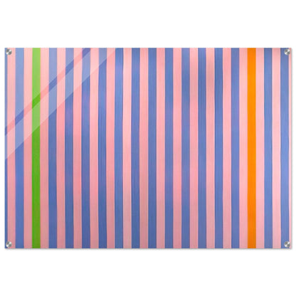 Sweet Score-Skylark - 1960 - Gene Davis Acrylic Print - 70x100 cm / 28x40″ inches