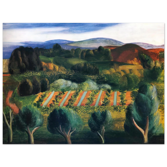 Moise Kisling - PROVENCE LANDSCAPE 1918  75x100 cm / 30x40inches Fine Art Poster