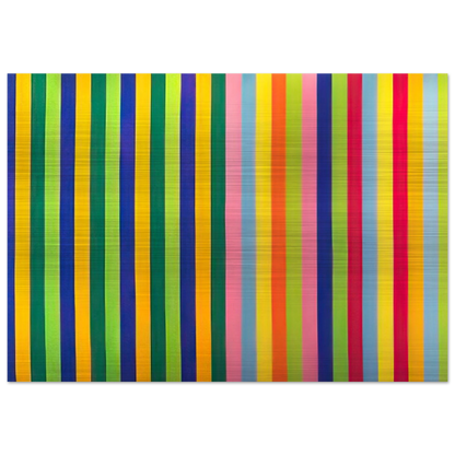 Solar Skin - 1964 - Gene Davis Brushed Aluminum Print - 70x100 cm / 28x40 inches | Gene Davis Aluminum Print | Gene Davis Prints