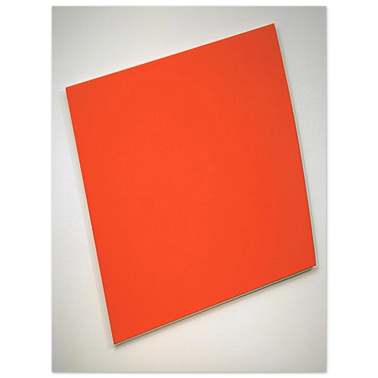 Ellsworth Kelly - Red-Orange Panel with Curve  75x100 cm / 30x40inches Fine Art Poster