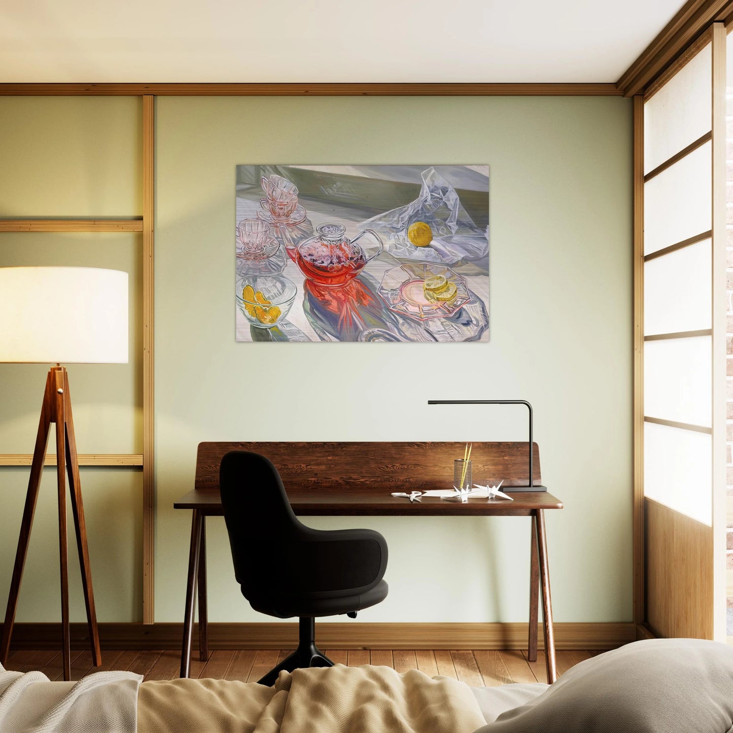 HERB TEA 1995 - Janet Fish Brushed Aluminum Print - 70x100 cm / 28x40 inches | Janet Fish Aluminum Print | Janet Fish Prints