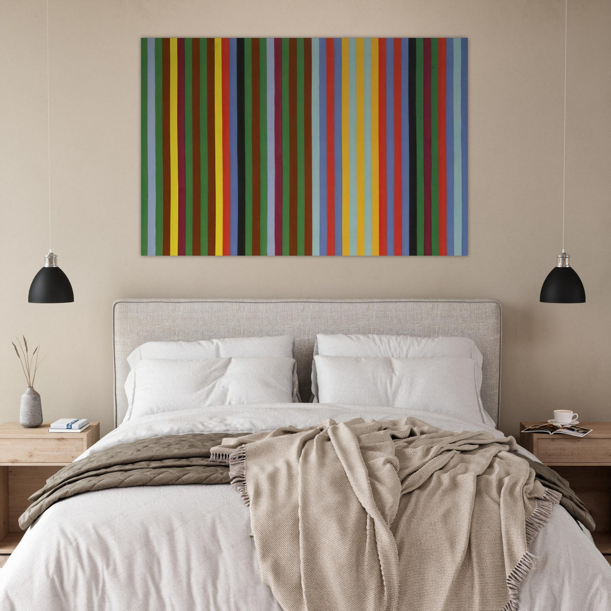 Circus Sounds - 1967 - Gene Davis Art Prints - 100x150 cm / 40x60″ inches | Gene Davis Poster | Gene Davis Prints