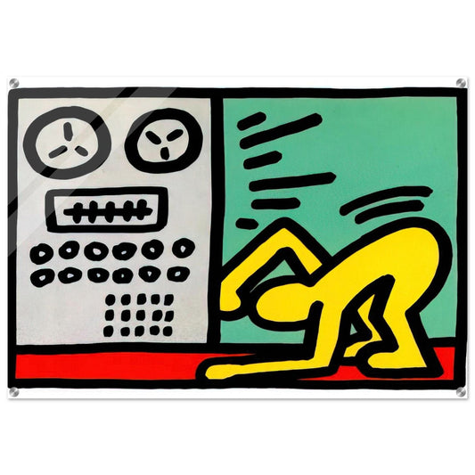 POP SHOP III 1989 - Keith Haring Acrylic Print - 70x100 cm / 28x40″ inches | Keith Haring Wall Art | Keith Haring Prints