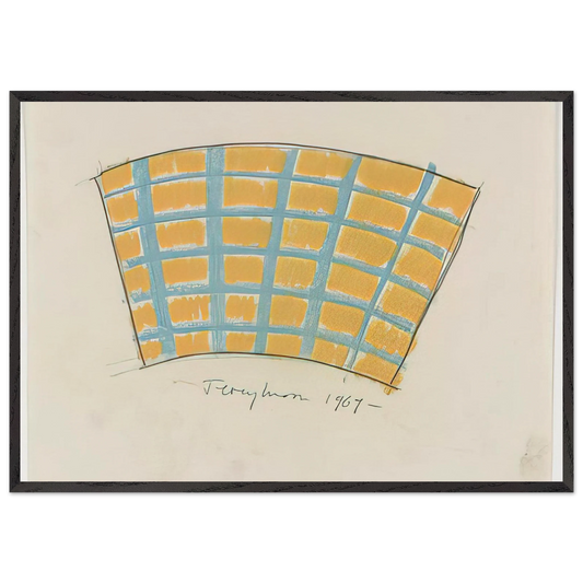 Untitled - 1969 N7 - Jeremy Moon 70x100 cm / 28x40 inches Framed Art Print – Black Wooden Frame