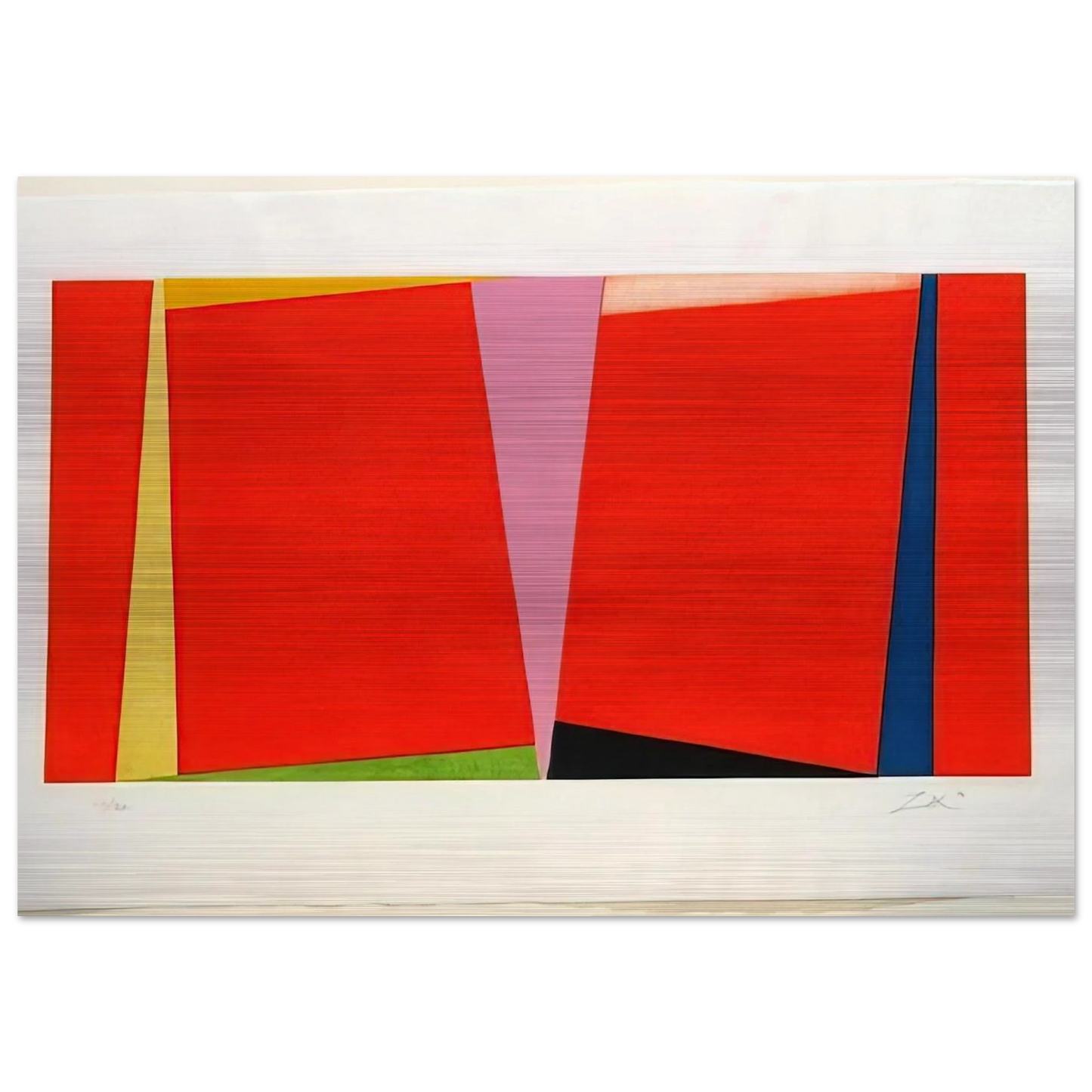 Untitled - 1970 - Larry Zox Brushed Aluminum Print - 70x100 cm / 28x40 inches | Larry Zox Aluminum Print | Larry Zox Prints