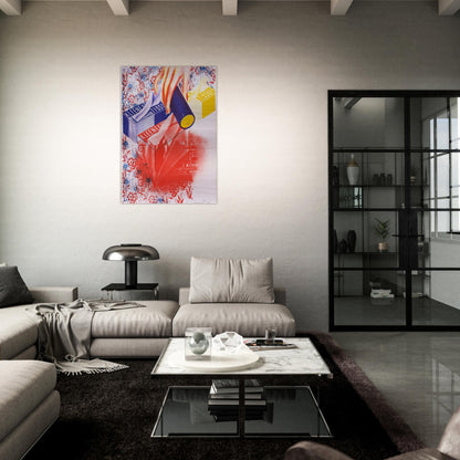 Campaign - James Rosenquist Brushed Aluminum Print - 70x100 cm / 28x40 inches | James Rosenquist Aluminum Print | James Rosenquist Prints