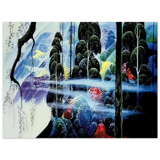 Eyvind Earle - Along the Coast  75x100 cm / 30x40inches Fine Art Poster