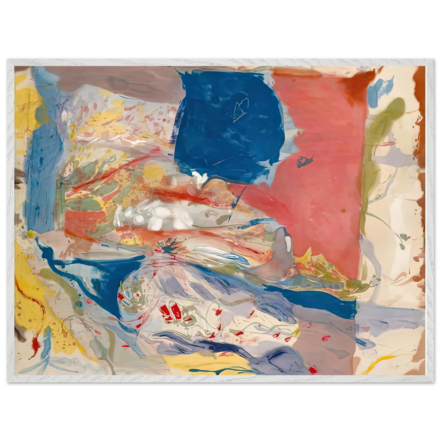Helen Frankenthaler - Lorelei, 1957- Wall Art - 28x40 inches / 70x70 cm - Canvas (Imperial)-canvas - -