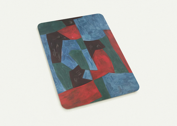 Composition abstraite - 1958 By Serge Poliakoff Pack of 10 Post Cards | Serge Poliakoff Post Cards | A6 (10.5 x 14.8 cm) - 4.1 x 5.8 inches