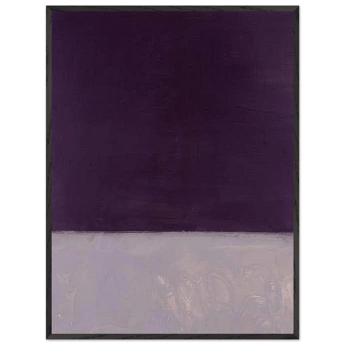 Mark Rothko - Untitled Black and Gray - 1970 Wall Art - 30x40 cm / 12x16 inches - Premium Wooden Framed Poster With Fine Art Paper-canvas - Black frame