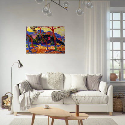 THE TREES - Andre Derain Brushed Aluminum Print - 70x100 cm / 28x40 inches | Andre Derain Aluminum Print | Andre Derain Prints
