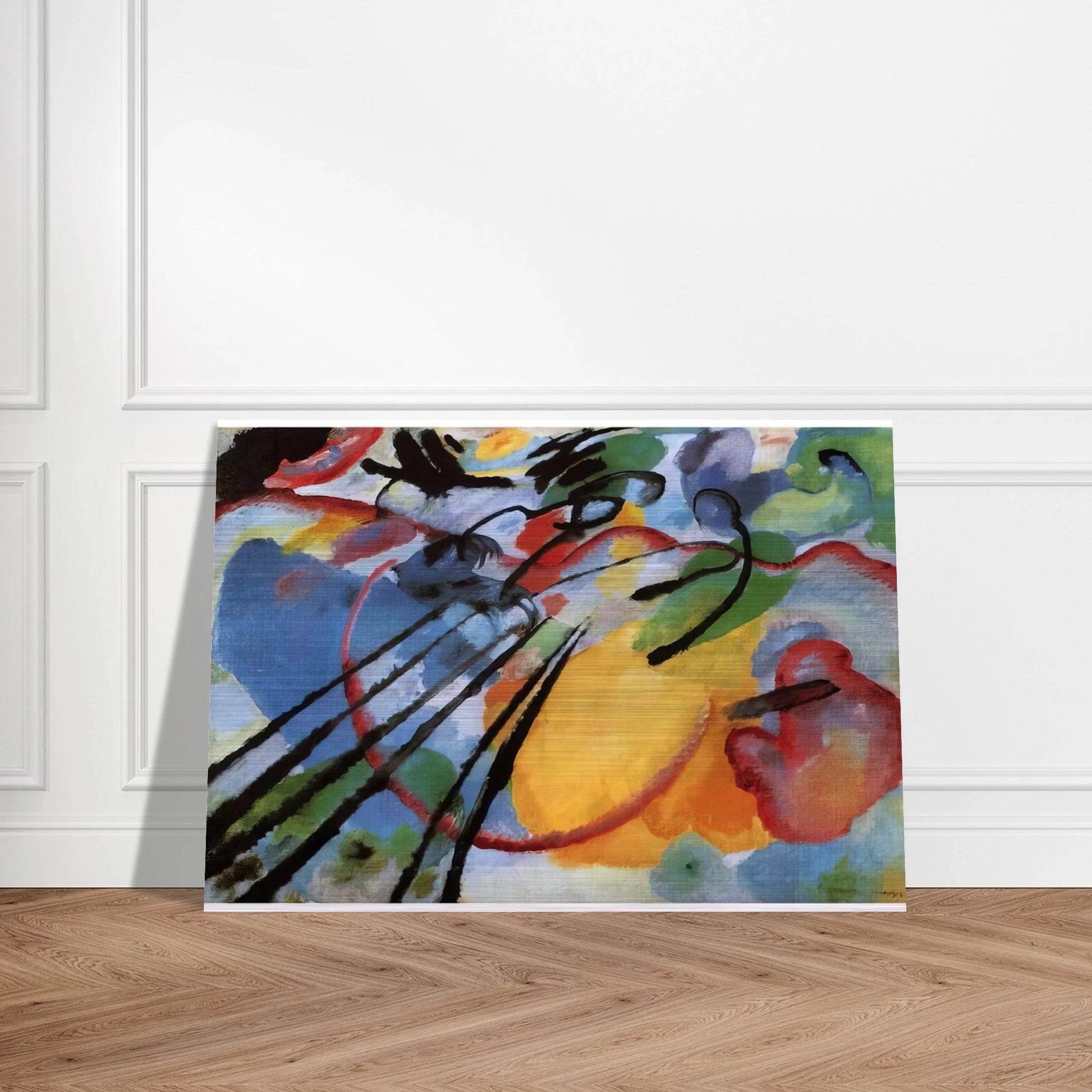 IMPROVISATION 26 ROWING 1912 - Wassily Kandinsky Brushed Aluminum Print - 70x100 cm / 28x40 inches | Wassily Kandinsky Aluminum Print | Wassily Kandinsky Prints