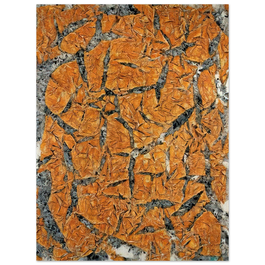 Simon Hantai - Mariale, MD 4, sÃƒÂ©rie le manteau de la Vierge - 1962  75x100 cm / 30x40inches Fine Art Poster