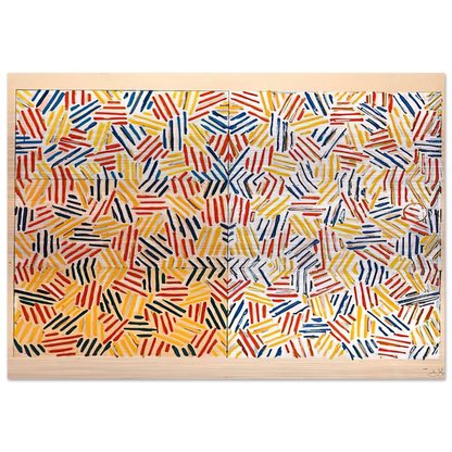 CORPSE AND MIRROR 1969 0 - Jasper Johns Brushed Aluminum Print - 70x100 cm / 28x40 inches | Jasper Johns Aluminum Print | Jasper Johns Prints