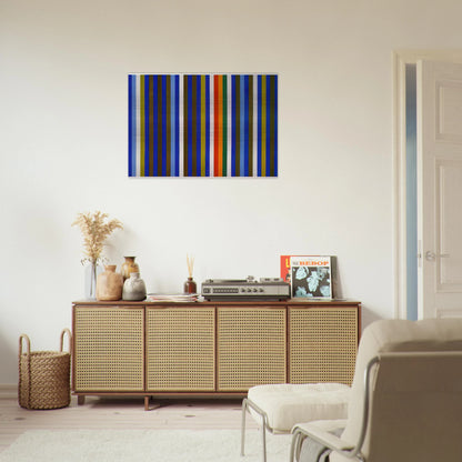 Citadel - 1962 - Gene Davis Brushed Aluminum Print - 70x100 cm / 28x40 inches | Gene Davis Aluminum Print | Gene Davis Prints