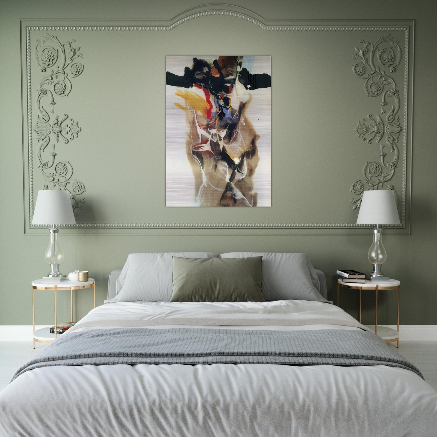 Phenomena High Octane - Paul Jenkins Brushed Aluminum Print - 70x100 cm / 28x40 inches | Paul Jenkins Aluminum Print | Paul Jenkins Prints