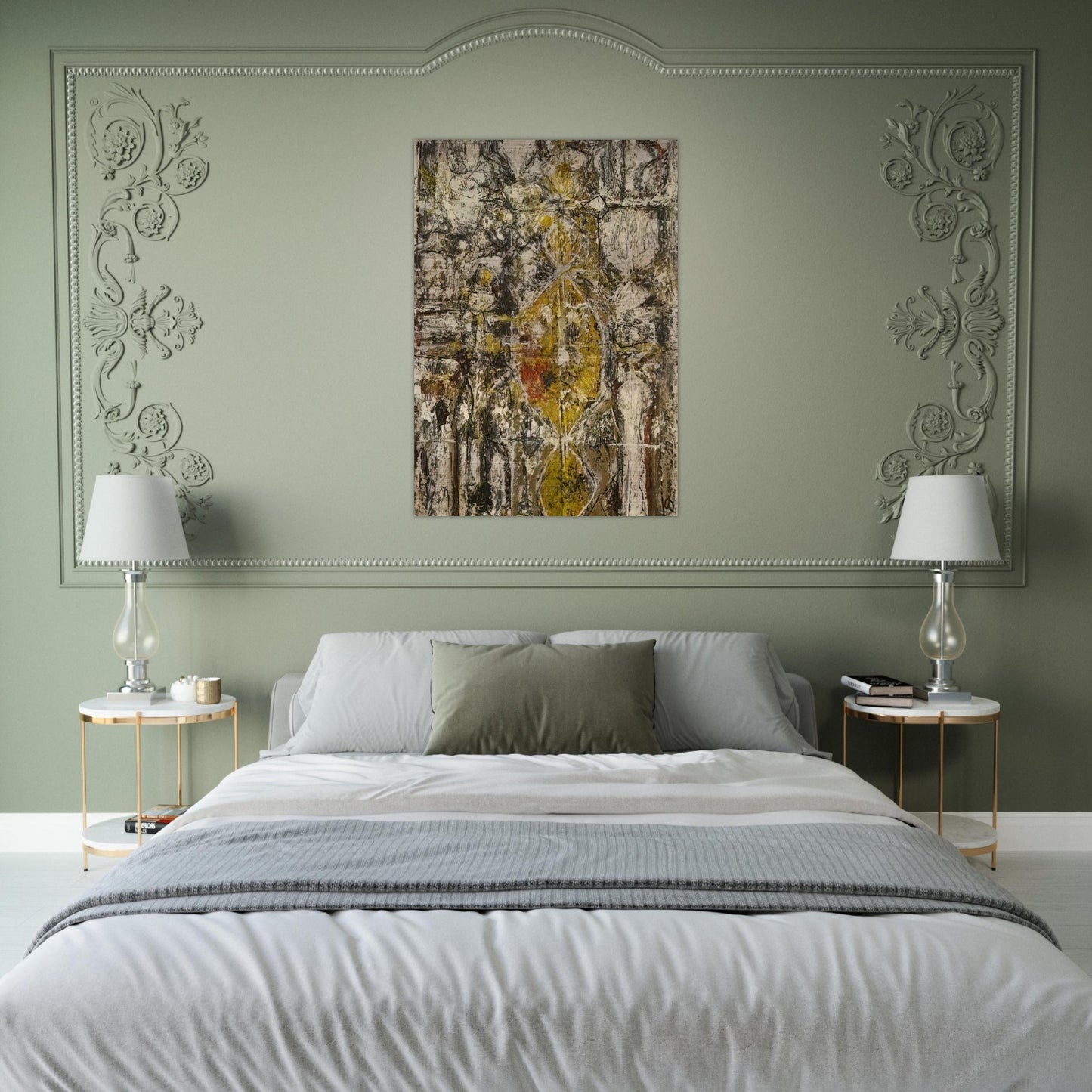 Cascella II - 1952 - Richard Pousette-Dart Brushed Aluminum Print - 70x100 cm / 28x40 inches | Richard Pousette-Dart Aluminum Print | Richard Pousette-Dart Prints