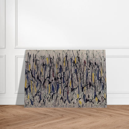 SUMMERTIME NUMBER 9A 1948 - Jackson Pollock Brushed Aluminum Print - 70x100 cm / 28x40 inches | Jackson Pollock Aluminum Print | Jackson Pollock Prints