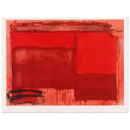 John Hoyland - Tembi - 1980  75x100 cm / 30x40inches Fine Art Poster