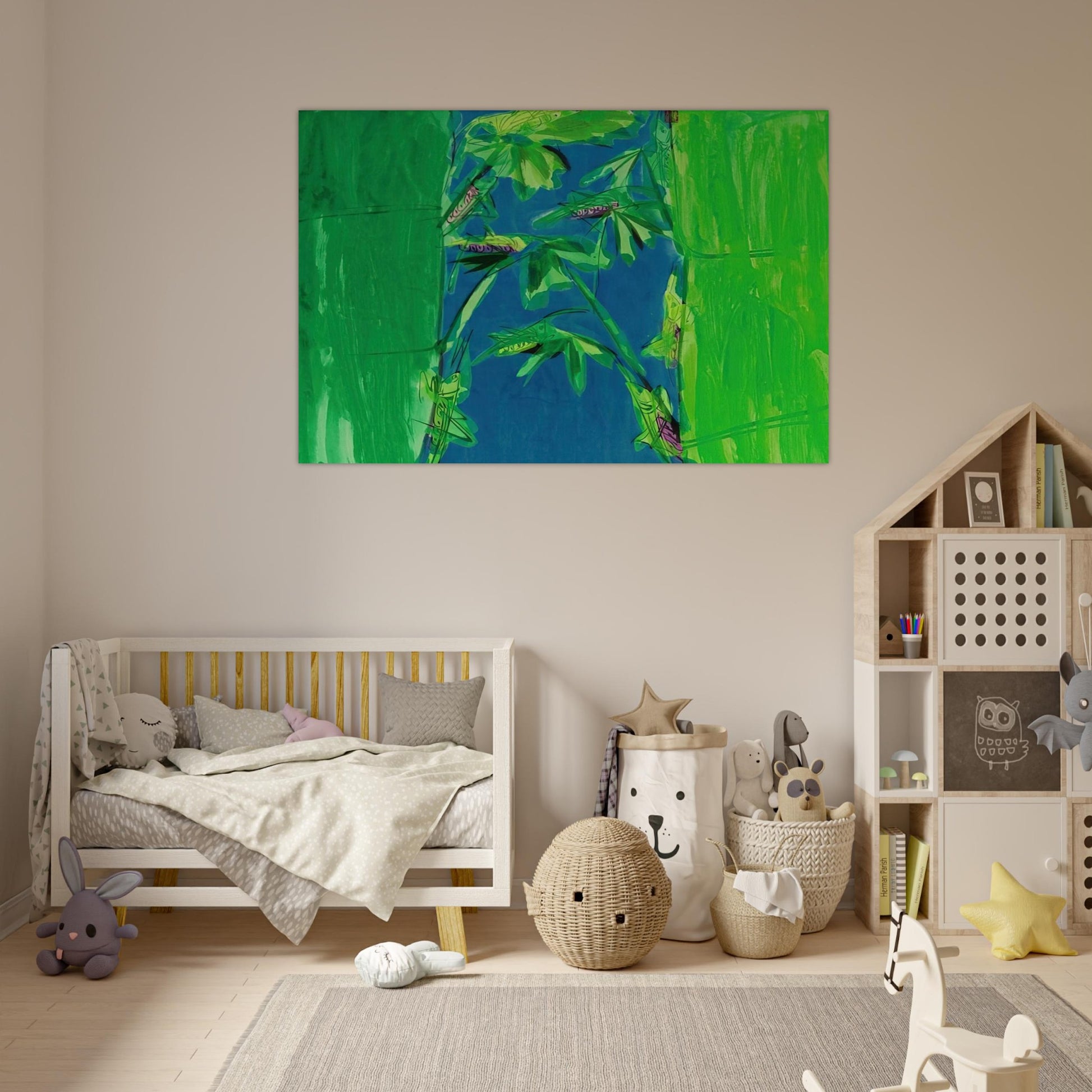 Early Summer - 1980 - Walasse Ting Art Prints - 100x150 cm / 40x60″ inches | Walasse Ting Poster | Walasse Ting Prints