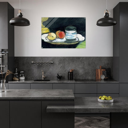 STILL LIFE PEACHES AND GLASS 1916 - Henri Matisse Acrylic Print - 70x100 cm / 28x40″ inches