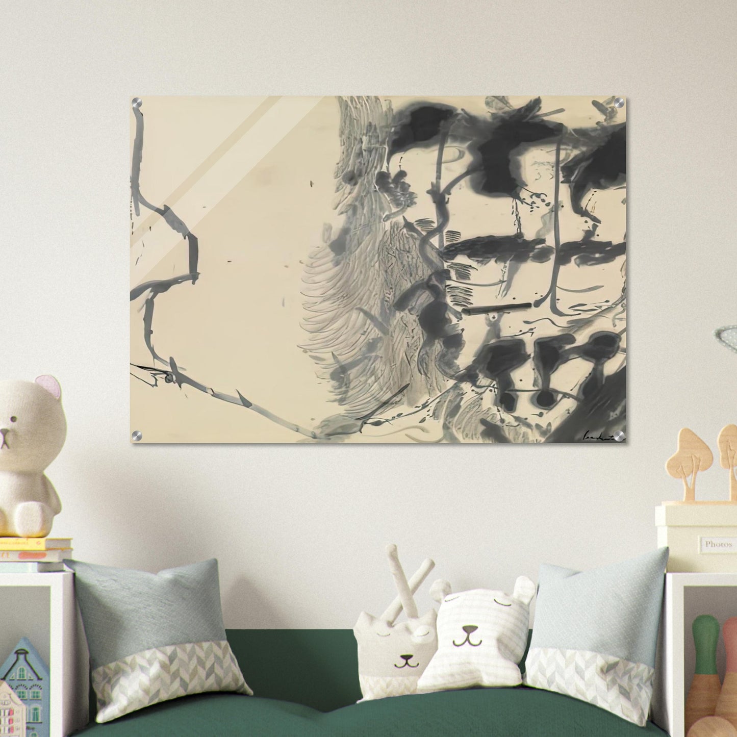 New York Bamboo, 1957- - Helen Frankenthaler Acrylic Print - 70x100 cm / 28x40″ inches
