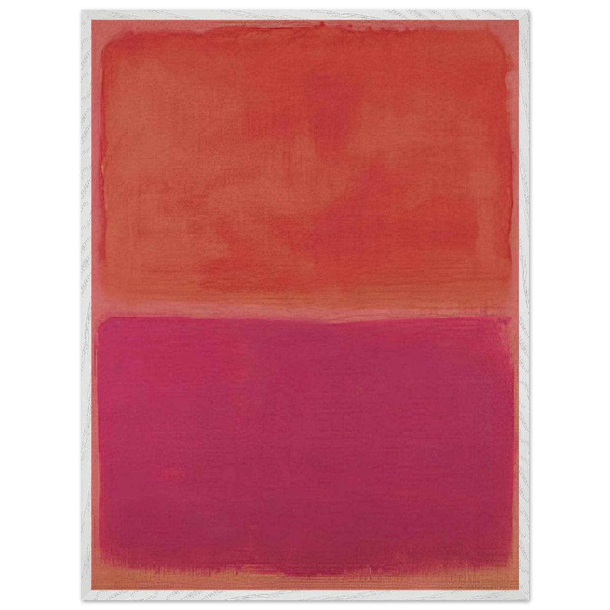 Mark Rothko - No. 3 - 1967 Wall Art - 30x40 cm / 12x16 inches - Premium Wooden Framed Poster With Fine Art Paper - Black frame