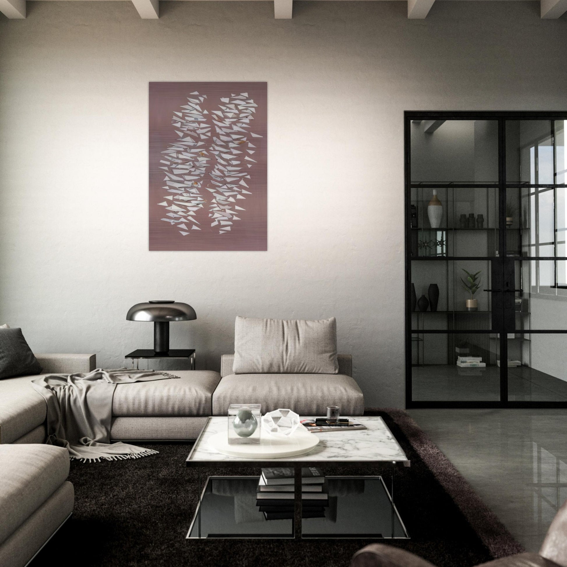 Light Vertical - 2006 - Robert Goodnough Brushed Aluminum Print - 70x100 cm / 28x40 inches | Robert Goodnough Aluminum Print | Robert Goodnough Prints