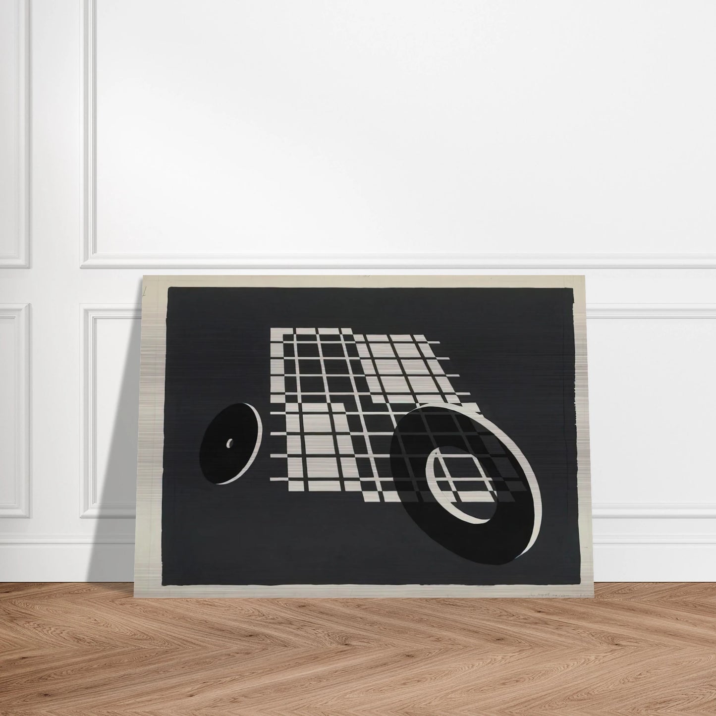 ROLLING AFTER 1928 - Josef Albers Brushed Aluminum Print - 70x100 cm / 28x40 inches | Josef Albers Aluminum Print | Josef Albers Prints