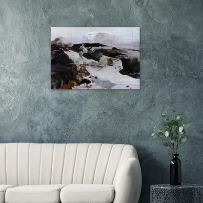 THE WHITE DORY 1941 - Andrew Wyeth Brushed Aluminum Print - 70x100 cm / 28x40 inches | Andrew Wyeth Aluminum Print | Andrew Wyeth Prints