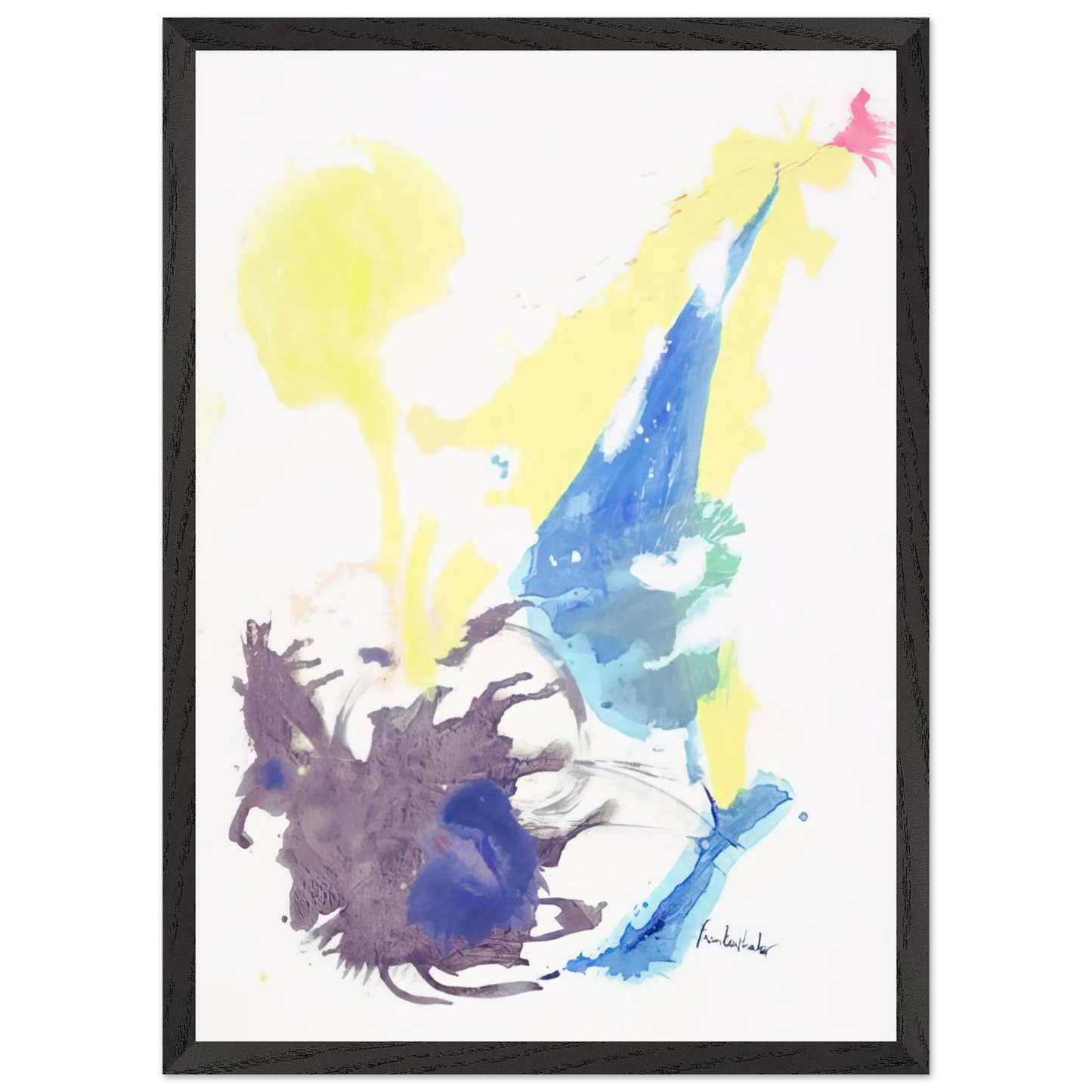 Helen Frankenthaler - Moving Day - 1961 Wall art - 60x80 cm / 24x32 inches - Fine Art Poster-canvas - -