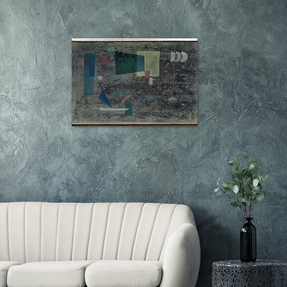 CIRCULATION SLOWED 1931 - Wassily Kandinsky Brushed Aluminum Print - 70x100 cm / 28x40 inches | Wassily Kandinsky Aluminum Print | Wassily Kandinsky Prints