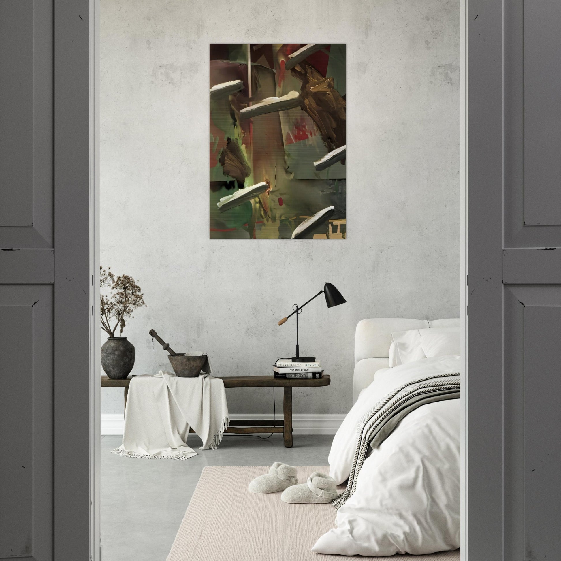 ABSTRAKTES BILD ABSTRACT PAINTING 1976 - Gerhard Richter Brushed Aluminum Print - 70x100 cm / 28x40 inches | Gerhard Richter Aluminum Print | Gerhard Richter Prints