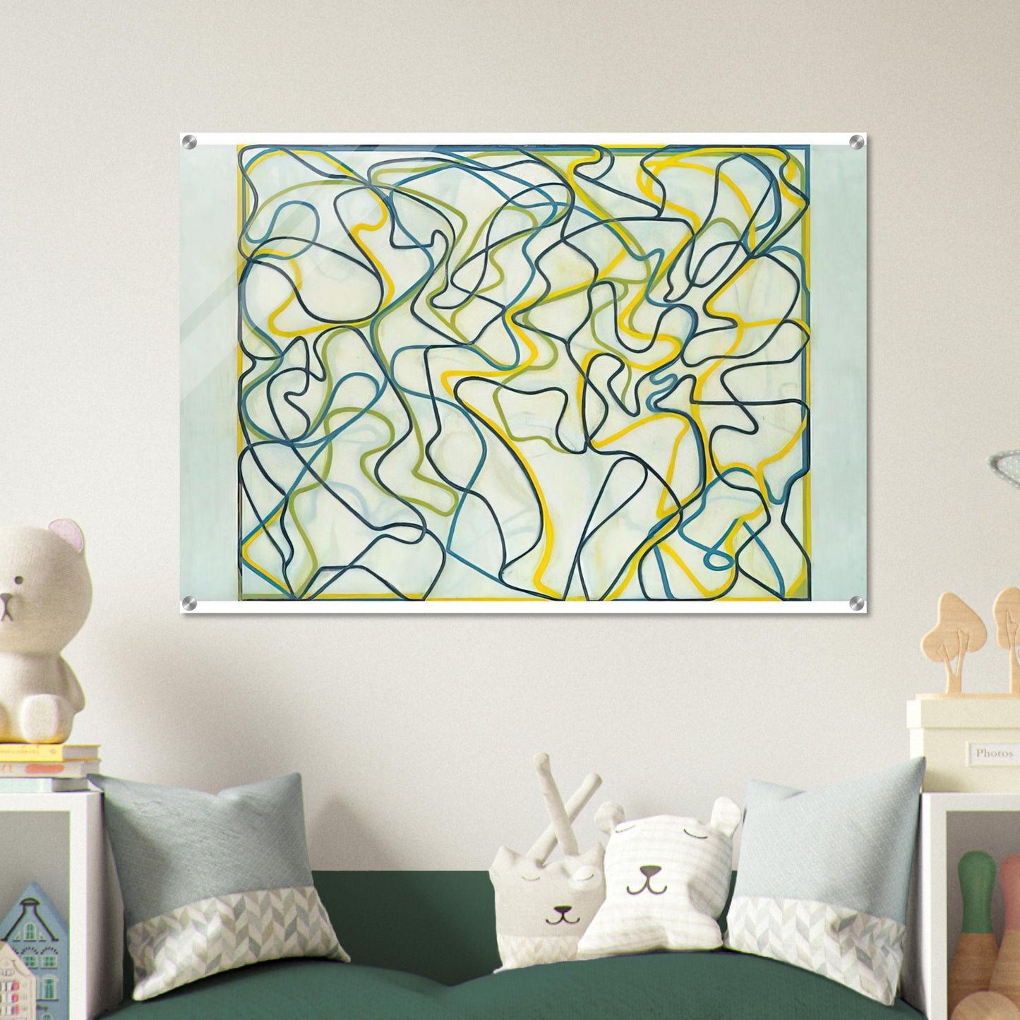 Third Letter - 2009 - Brice Marden Acrylic Print - 70x100 cm / 28x40″ inches