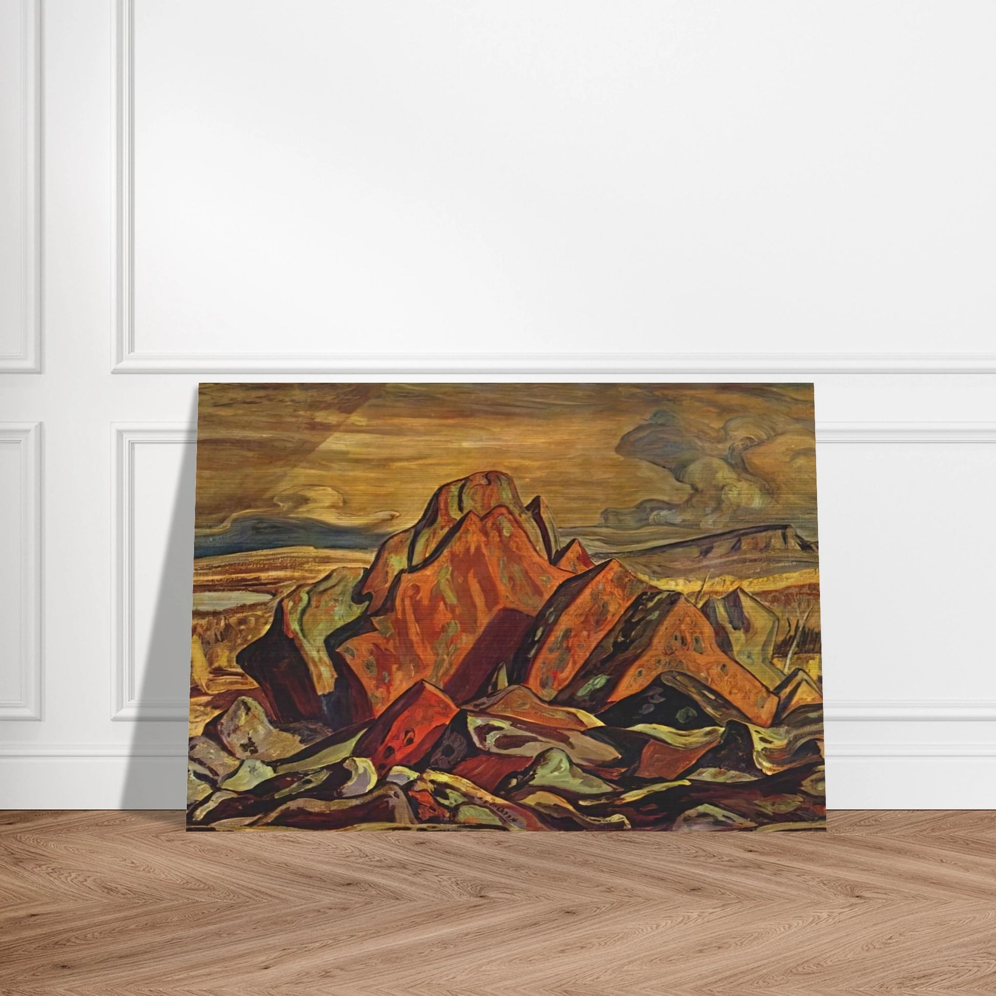 Hills at Great Bear Lake - 1953 - A.Y. Jackson Brushed Aluminum Print - 70x100 cm / 28x40 inches | A.Y. Jackson Aluminum Print | A.Y. Jackson Prints