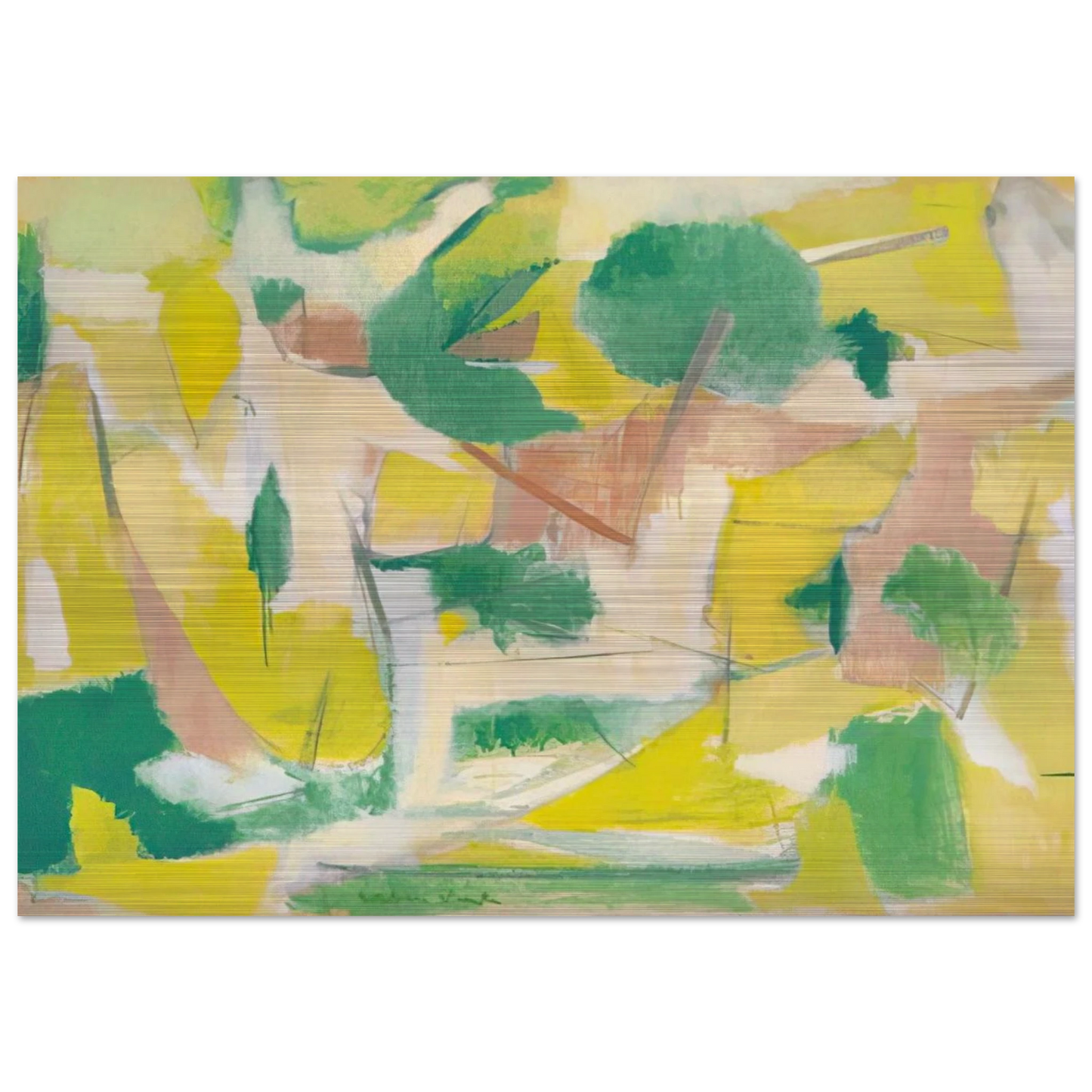 COPLA 1951 - Esteban Vicente Brushed Aluminum Print - 70x100 cm / 28x40 inches | Esteban Vicente Aluminum Print | Esteban Vicente Prints
