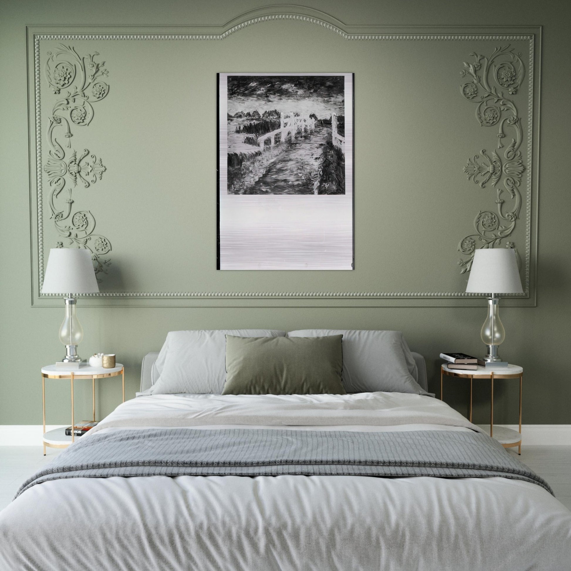 Maruchbrucke - Emil Nolde Brushed Aluminum Print - 70x100 cm / 28x40 inches | Emil Nolde Aluminum Print | Emil Nolde Prints