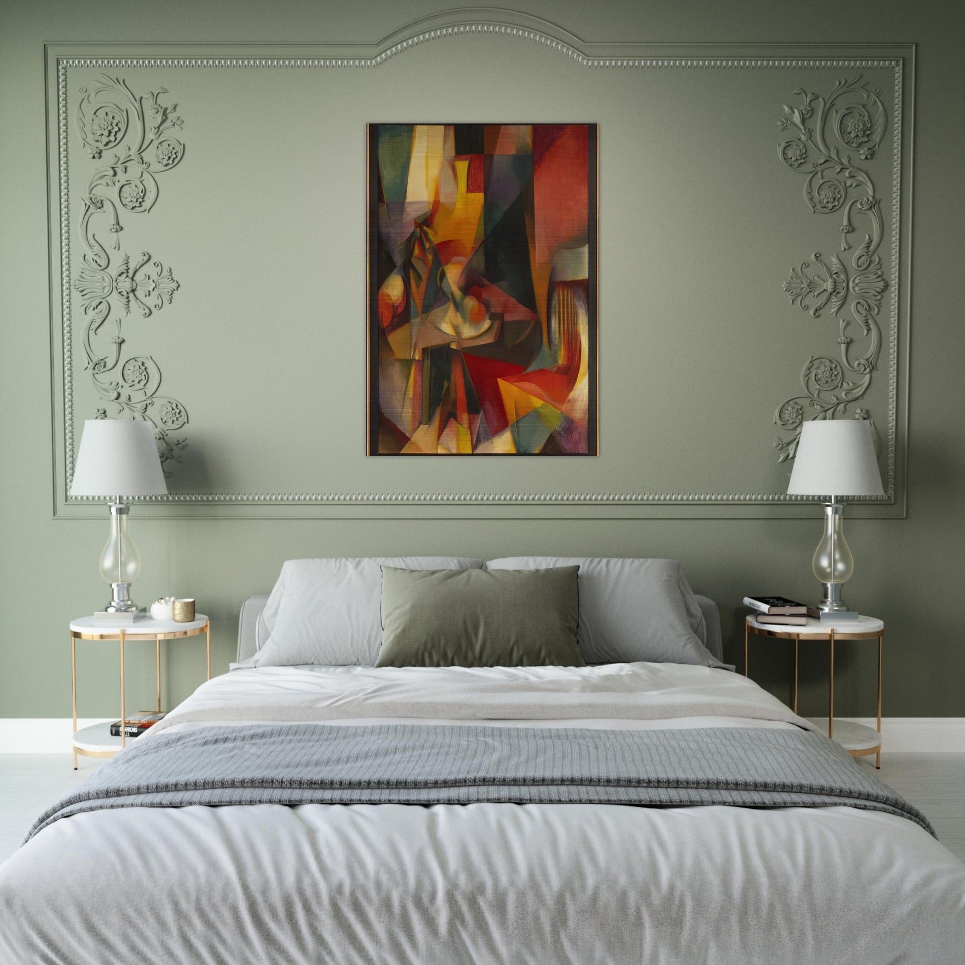 Synchromy No. 3 - Synchromism - Morgan Russell Brushed Aluminum Print - 70x100 cm / 28x40 inches | Morgan Russell Aluminum Print | Morgan Russell Prints
