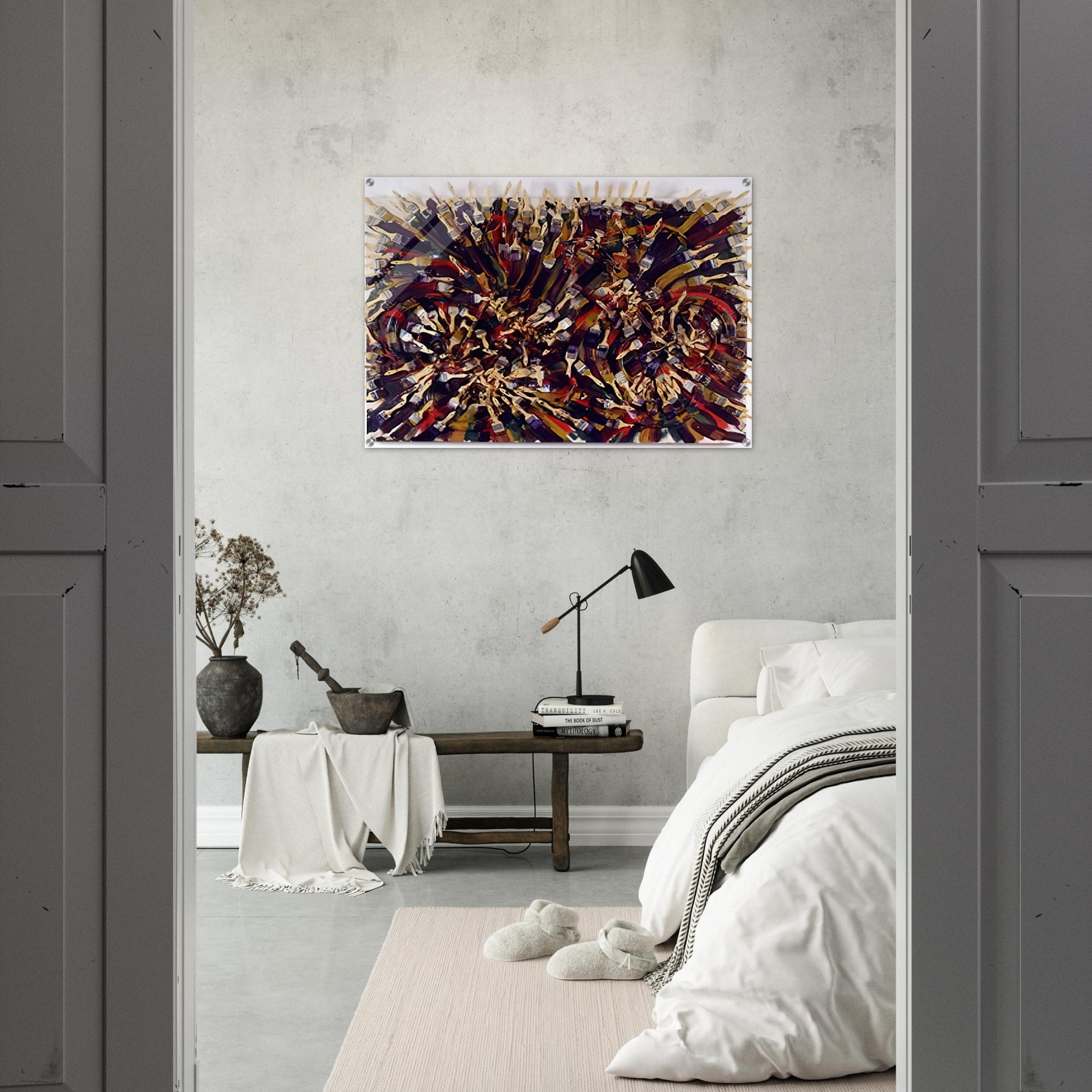 Untitled - 1995 - Arman Acrylic Print - 70x100 cm / 28x40″ inches | Arman Wall Art | Arman Prints