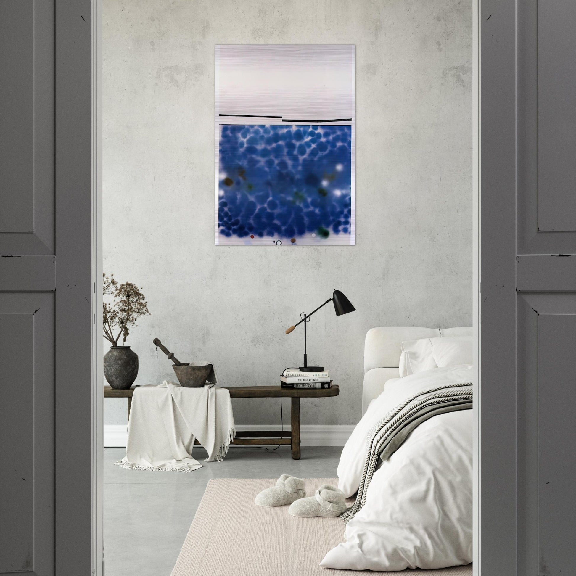 THE STARRY NIGHT 1987 - Victor Pasmore Brushed Aluminum Print - 70x100 cm / 28x40 inches | Victor Pasmore Aluminum Print | Victor Pasmore Prints