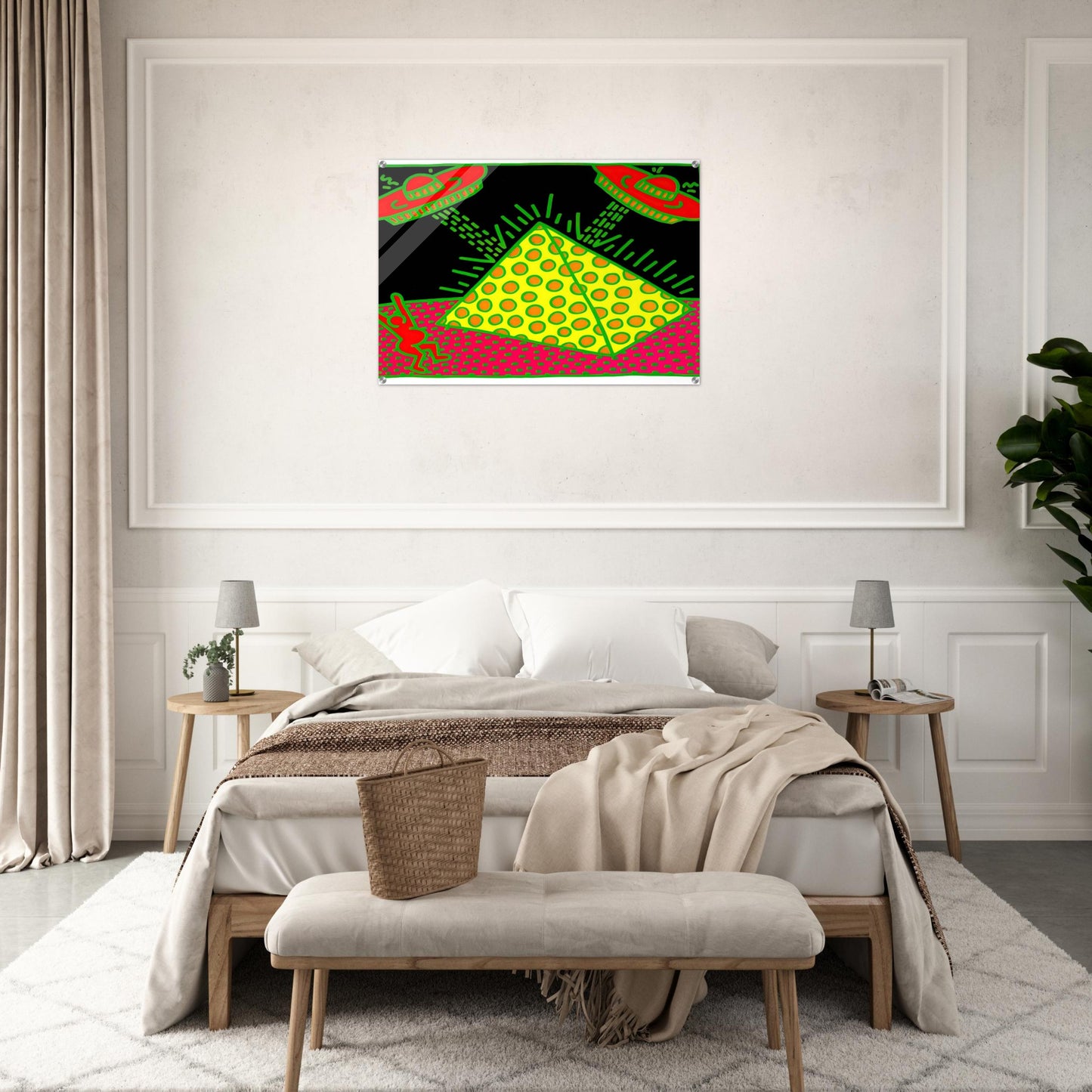 UNTITLED 1983 3 - Keith Haring Acrylic Print - 70x100 cm / 28x40″ inches | Keith Haring Art For Sale