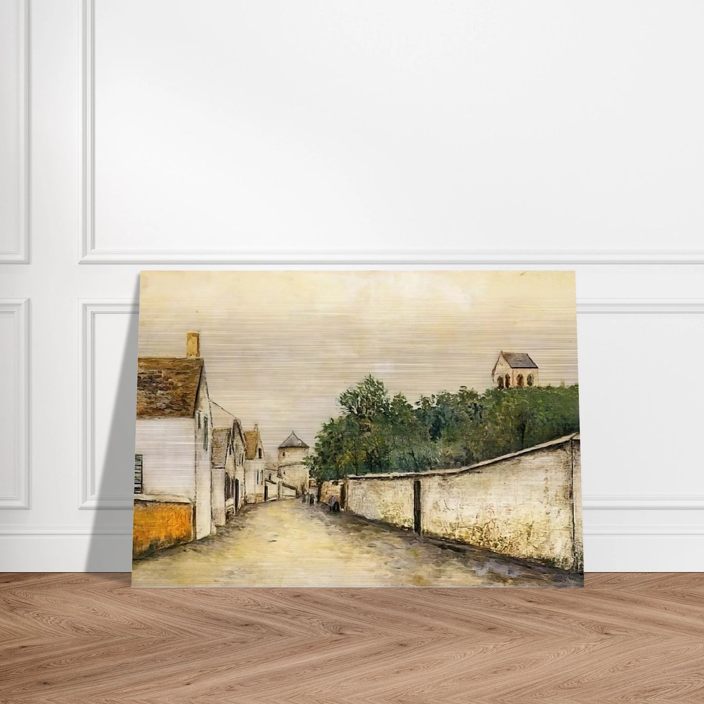 LANDSCAPE - Maurice Utrillo Brushed Aluminum Print - 70x100 cm / 28x40 inches | Maurice Utrillo Aluminum Print | Maurice Utrillo Prints