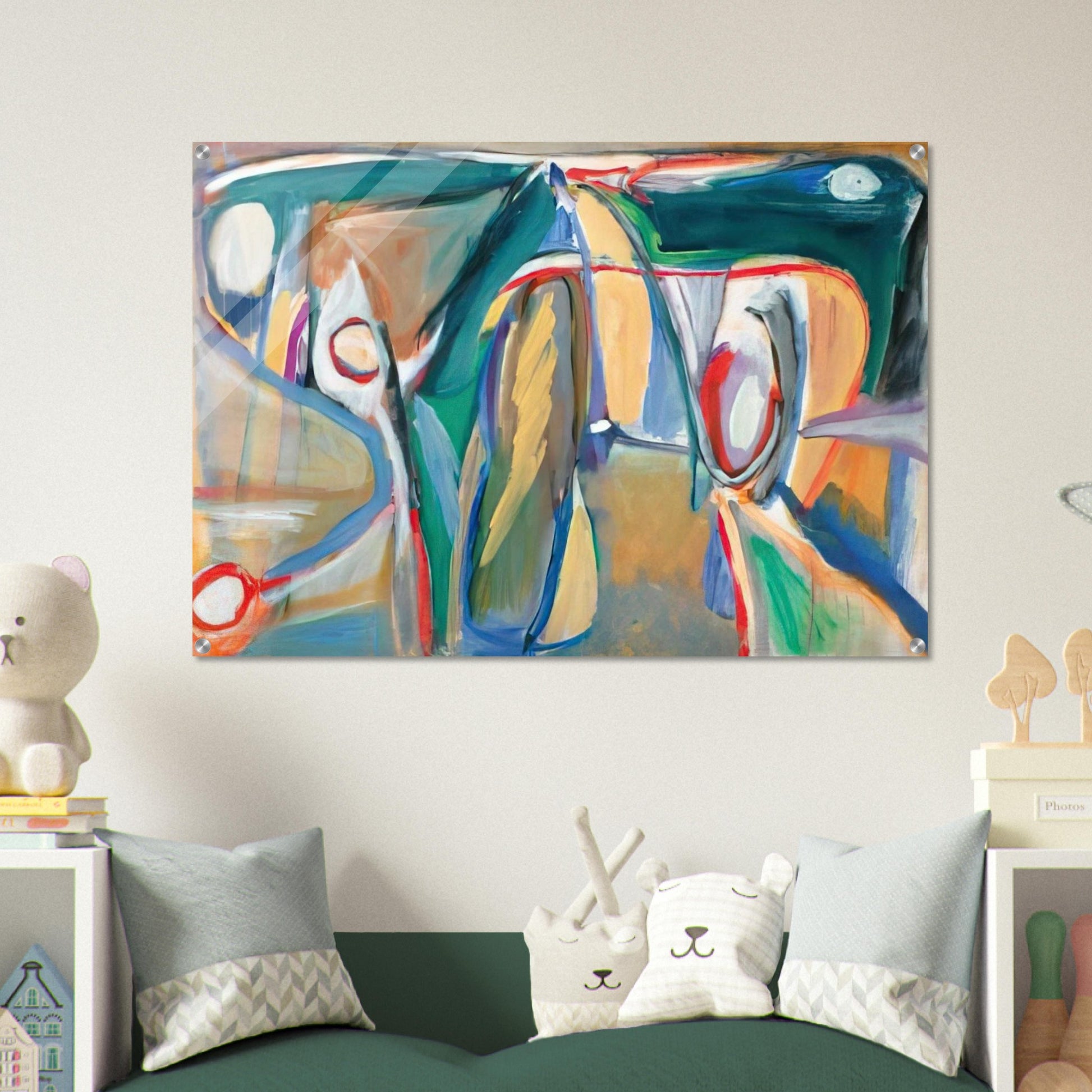 Sans titre Paris, rue Gît-le-Coeur - 1962 - Bram van Velde Acrylic Print - 70x100 cm / 28x40″ inches