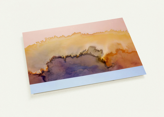 House by the Ocean - 1978 By Ronnie Landfield Pack of 10 Post Cards | Ronnie Landfield Post Cards | A6 (10.5 x 14.8 cm) - 4.1 x 5.8 inches