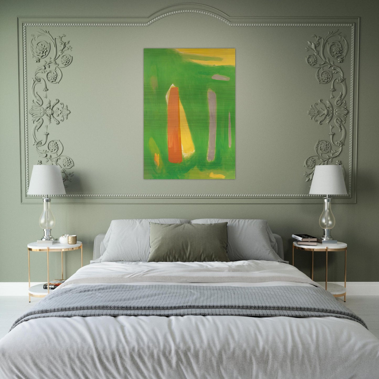 RITMICO 1995 - Esteban Vicente Brushed Aluminum Print - 70x100 cm / 28x40 inches | Esteban Vicente Aluminum Print | Esteban Vicente Prints