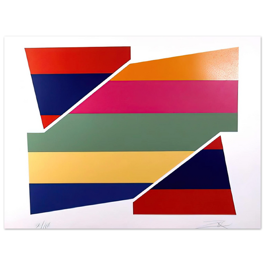 Larry Zox - Rotation I - 1980  75x100 cm / 30x40inches Fine Art Poster