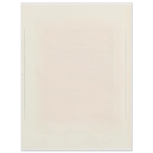 Agnes Martin - Red Bird  75x100 cm / 30x40inches Fine Art Poster