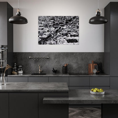 TOWNSCAPE MADRID - Gerhard Richter Acrylic Print - 70x100 cm / 28x40″ inches | Gerhard Richter Wall Art | Gerhard Richter Prints