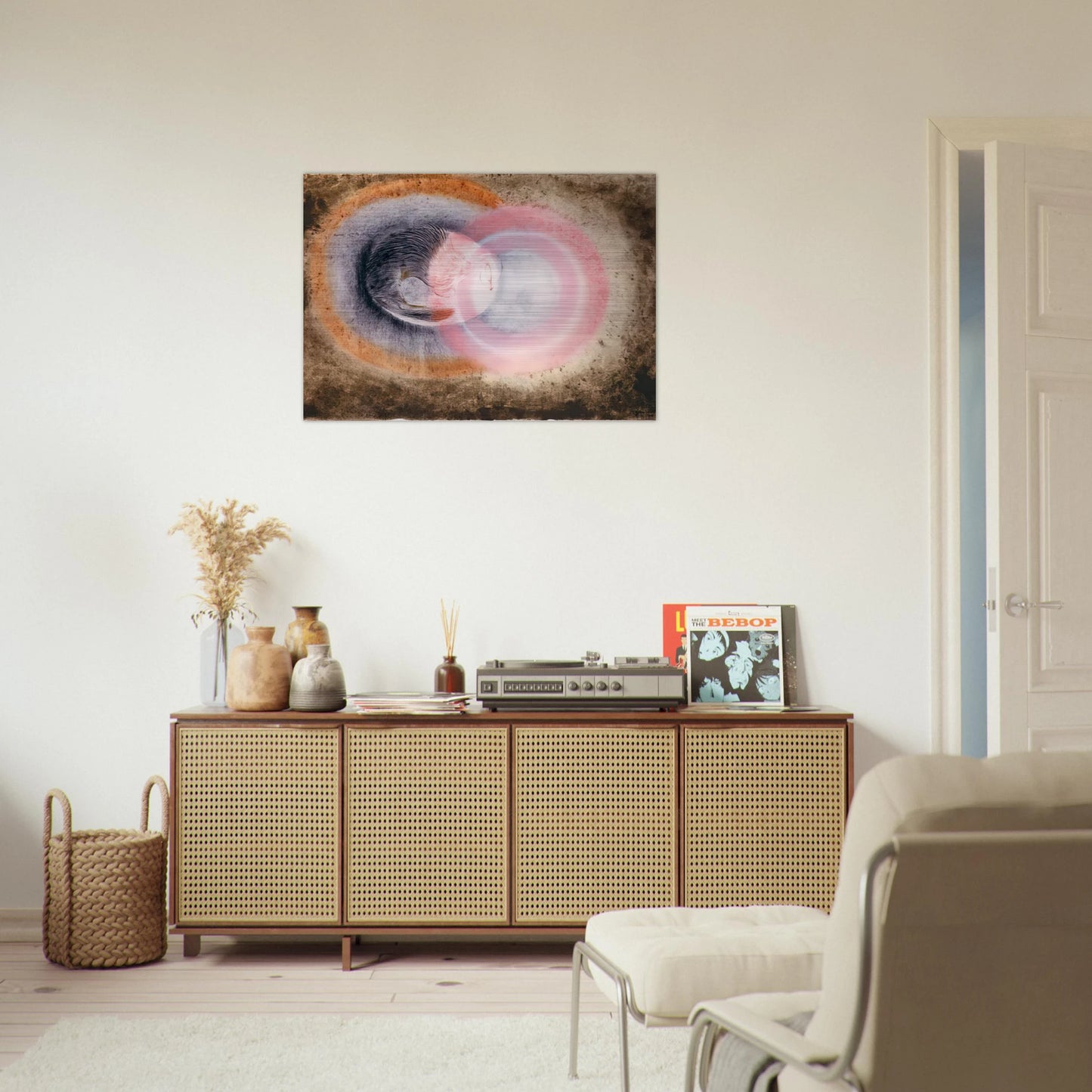 Hibernation - 1954 - Morris Graves Brushed Aluminum Print - 70x100 cm / 28x40 inches | Morris Graves Aluminum Print | Morris Graves Prints